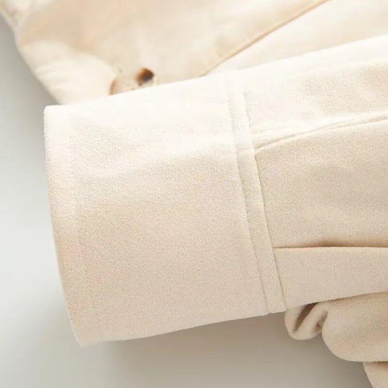 ZEYA - Sheena Button Vegan Leather Jacket