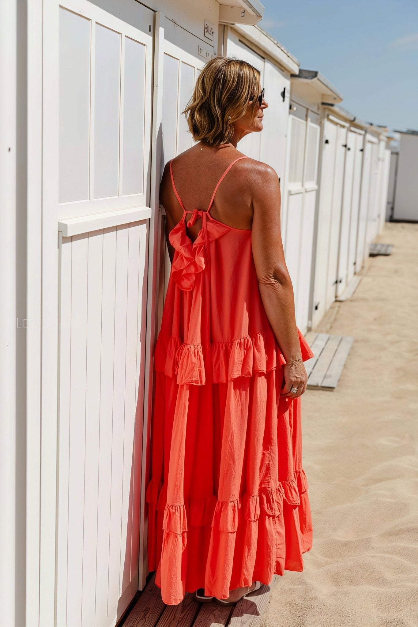 ZEYA - Sophia Ruffle Hem Maxi Dress