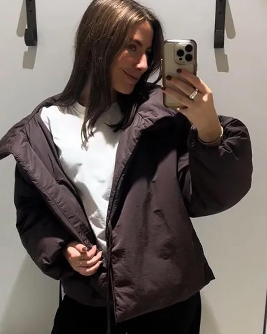 ZEYA - Suzanne High Collar Tie - Up Puffer Jacket