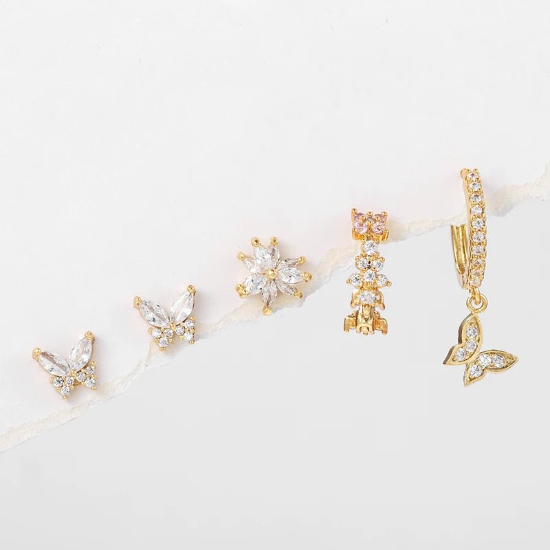 ZEYA - Vanessa Butterfly Piercing Set