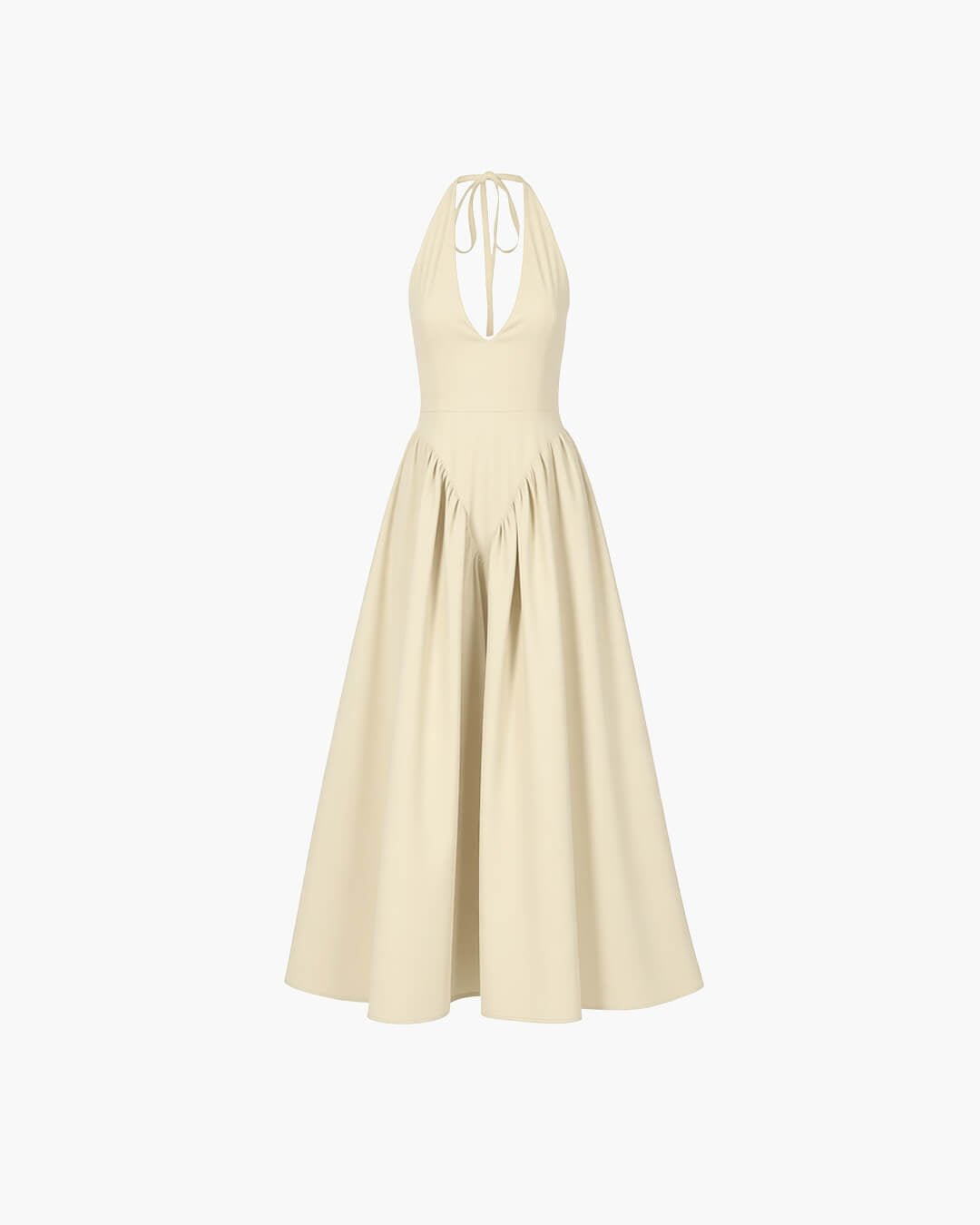 ZEYA - Ximena Deep Neck Maxi Dress