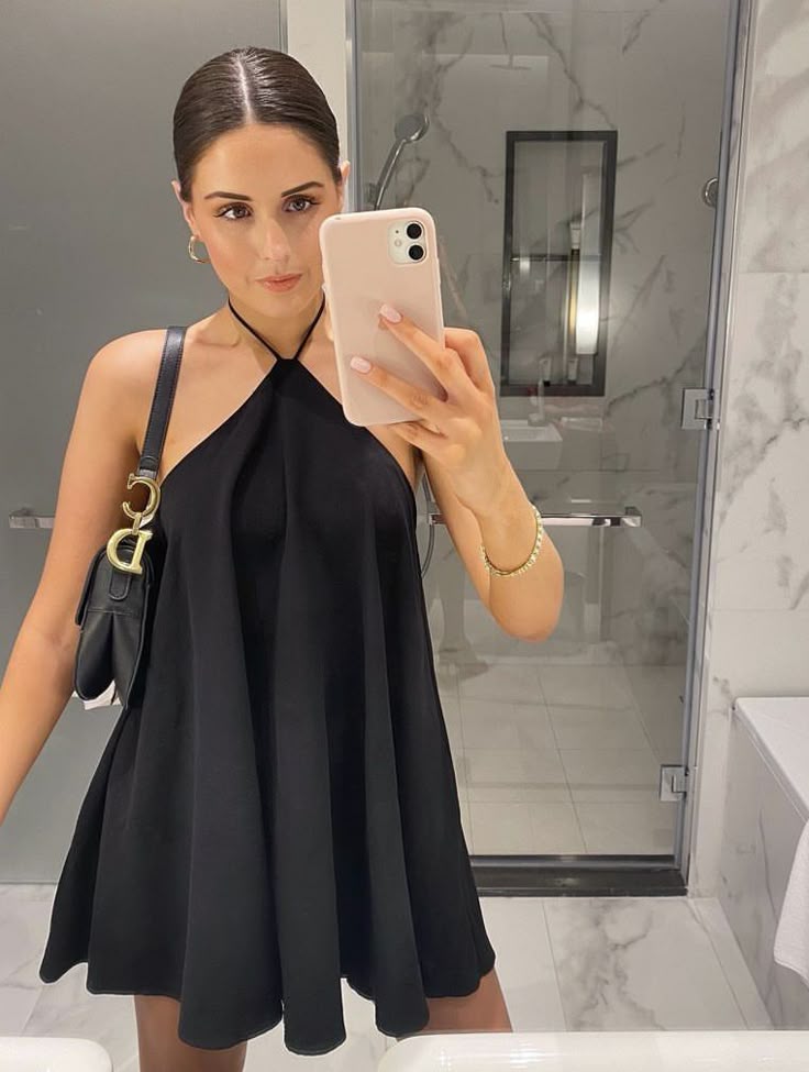 ZEYA - Yasmin Backless Halter Mini Dress