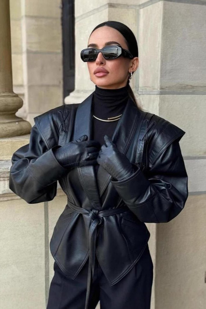 ZEYA - Zora Biker Faux Leather Jacket