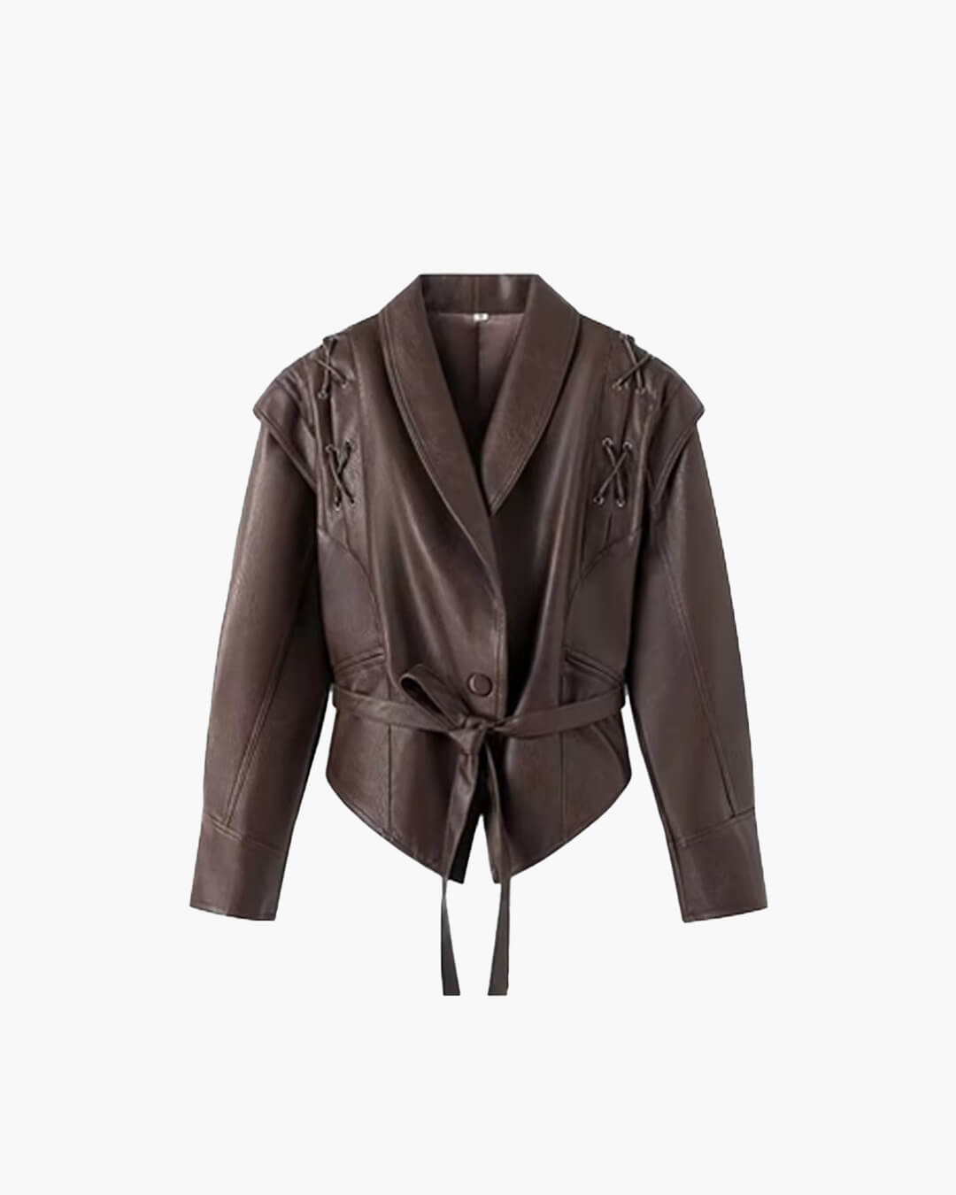 ZEYA - Zora Biker Faux Leather Jacket
